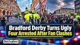 Four Arrested as Rival Fans Clash Before Bradford City-Huddersfield Match