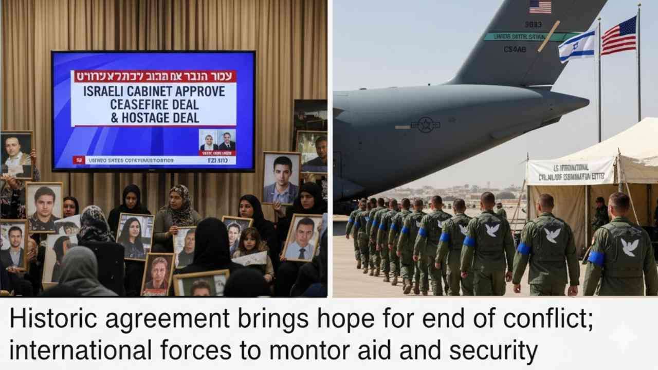 Gaza Ceasefire and Hostage Deal Approved; US to Deploy Troops to ...