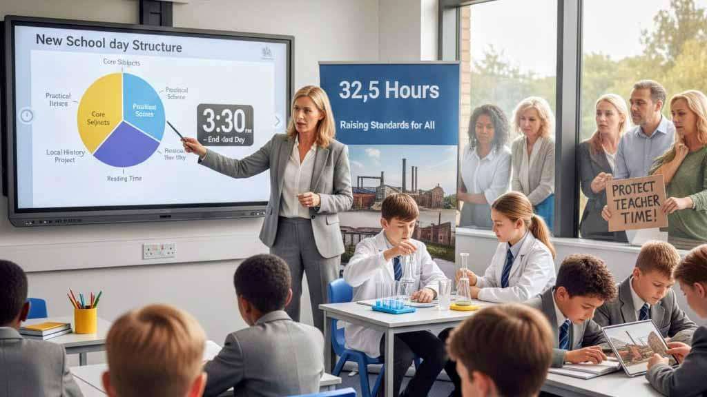 3:30 Bell Tolls: UK Schools Mandated to 32.5 Hour Week & 'Triple ...