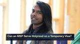Can an MSP Serve Holyrood on a Temporary Visa?